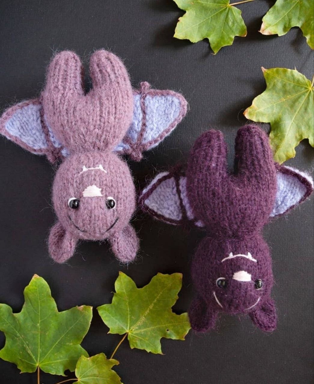 Bat Toy Knitting Pattern: Amigurumi Tutorial (PDF)