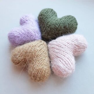 Heart Knitting Pattern PDF, Valentine's Day Small Heart Tutorial
