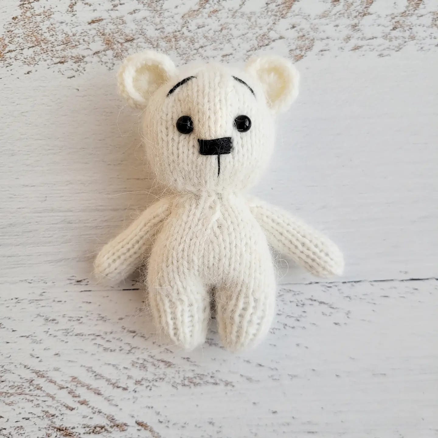 Bear Toy Knitting Pattern: Amigurumi Animal Tutorial (PDF)
