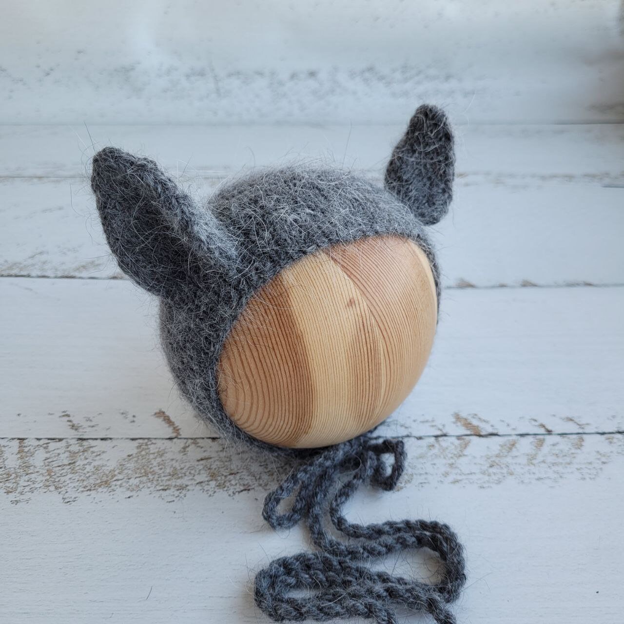 Bat Newborn Knitting Bonnet Pattern (PDF) - Image 5
