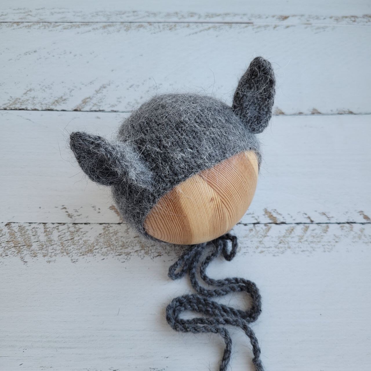 Bat Newborn Knitting Bonnet Pattern (PDF) - Image 6
