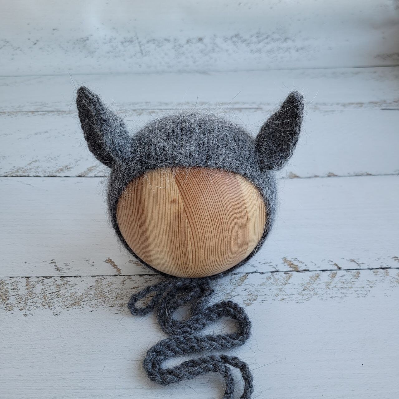 Bat Newborn Knitting Bonnet Pattern (PDF) - Image 3