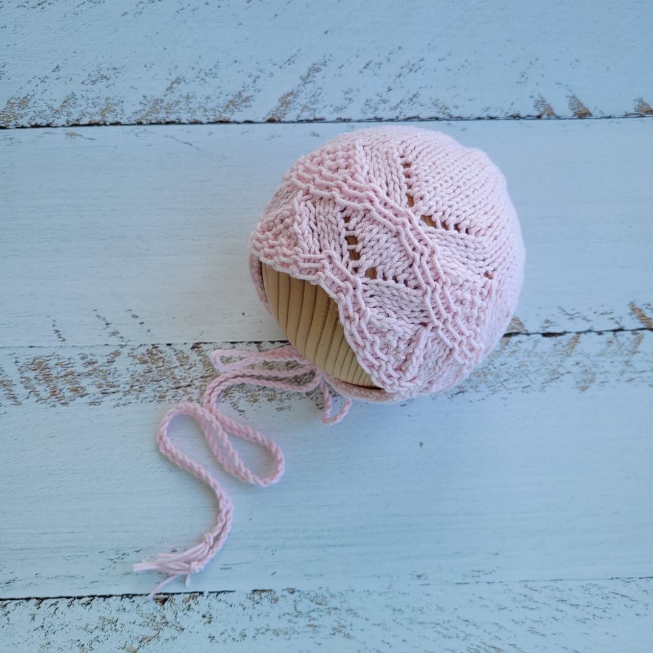 PDF! Bonnet Waves knitting pattern. Baby hat tutorial. Newborn props pattern - Image 2