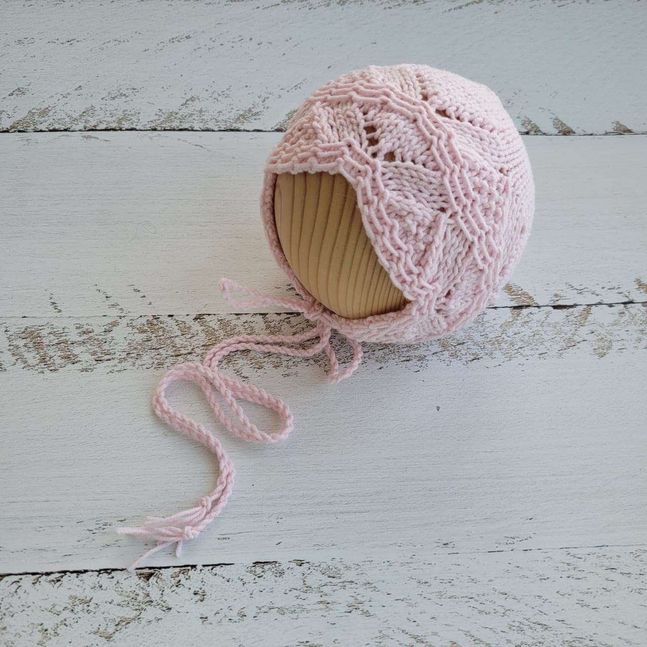 PDF! Bonnet Waves knitting pattern. Baby hat tutorial. Newborn props pattern - Image 4