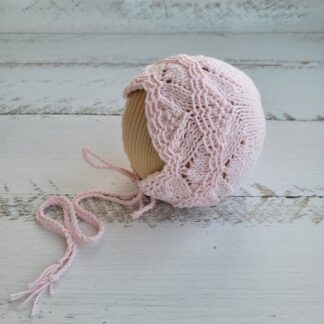 PDF! Bonnet Waves knitting pattern. Baby hat tutorial. Newborn props pattern