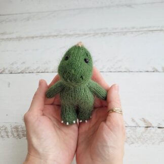 PDF. Dinosaur Knitting pattern. Animal tutorial. Amigurumi toy pattern. Dragon