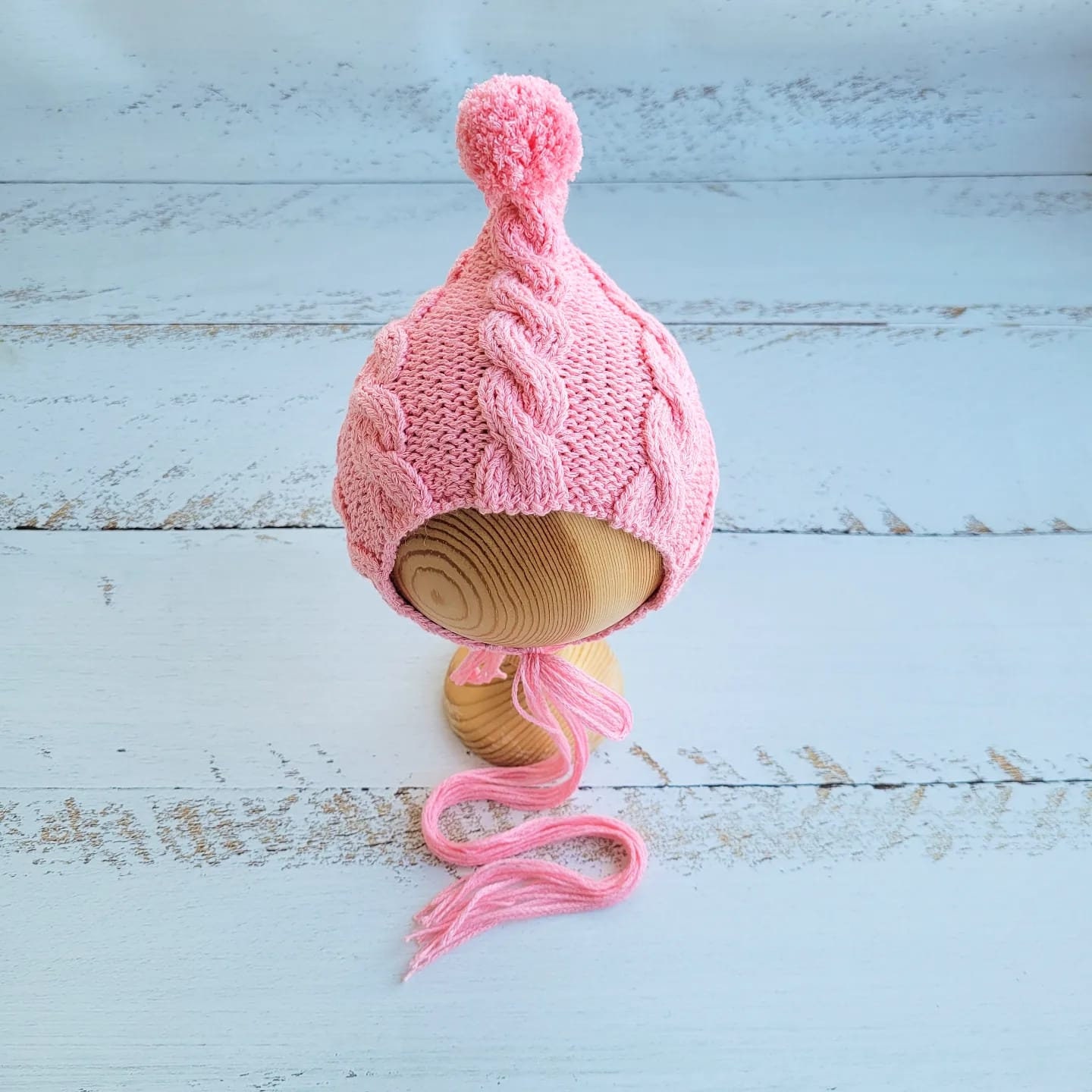 6 COLORS!!! Pixie newborn bonnet, Baby photo props. - Image 3