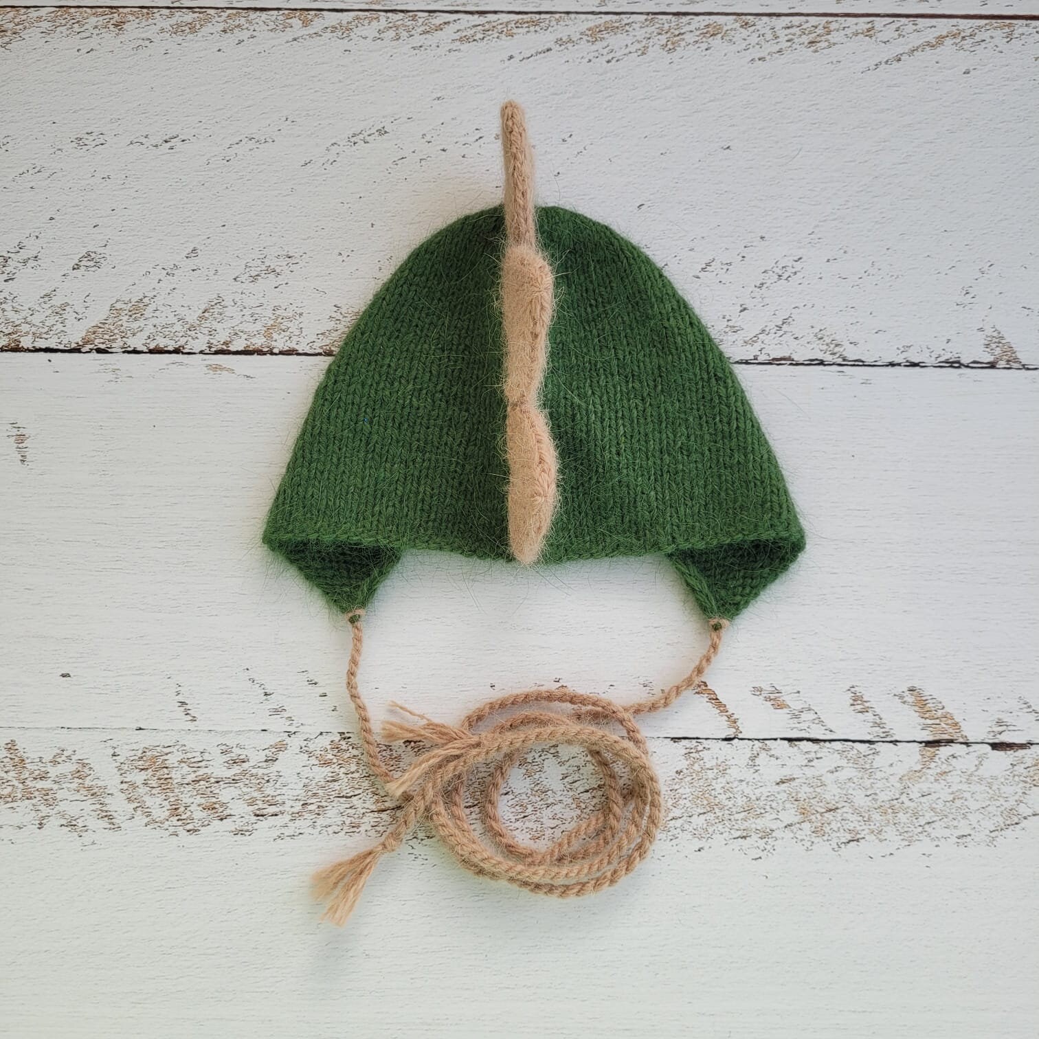 Dinosaur Knitting Bonnet Pattern: Newborn Dragon Hat (PDF Pattern) - Image 4