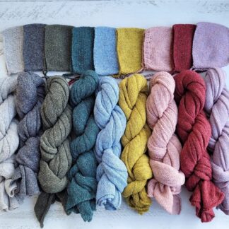 Newborn Knitted Wrap annd Bonnet, Boy girl photo props, Tweed wraps