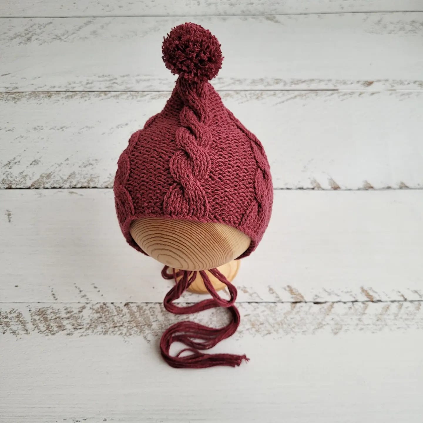 6 COLORS!!! Pixie newborn bonnet, Baby photo props. - Image 5