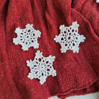 Knitted snowflakes/ Newborn photo props