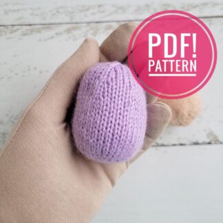 PDF! Egg knitting pattern. Easter