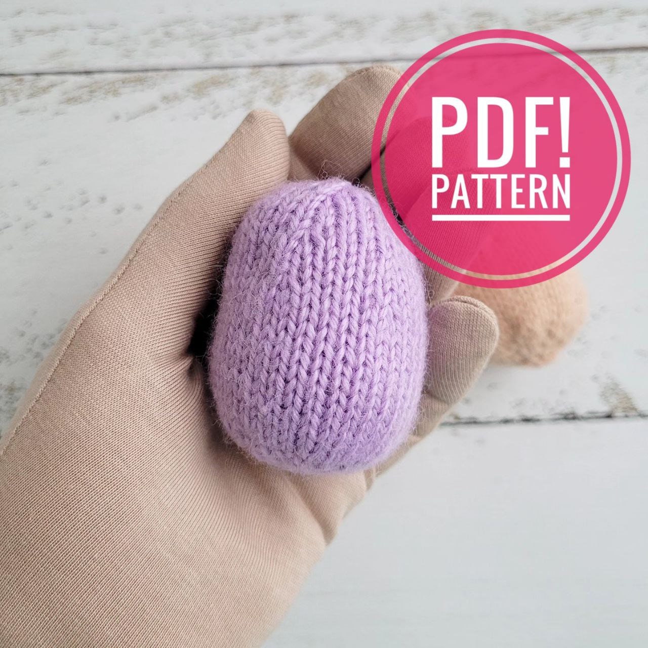 PDF! Egg knitting pattern. Easter