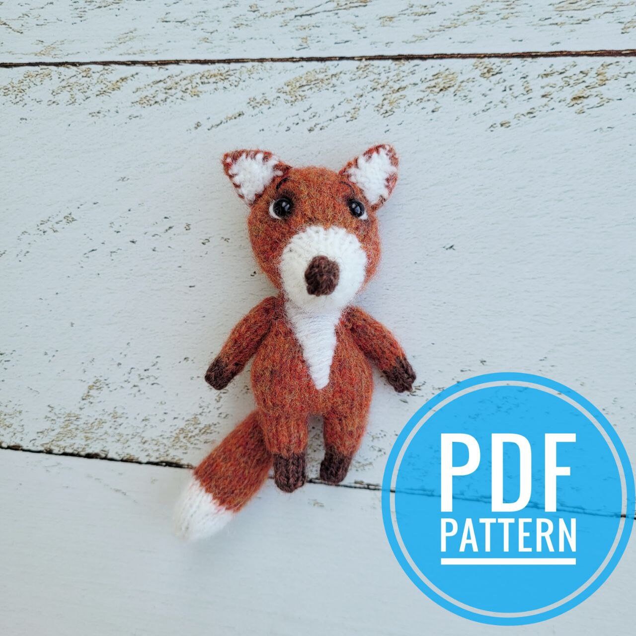 Fox Toy Knitting Pattern/ Amigurumi Animal Tutorial (PDF) - Image 4
