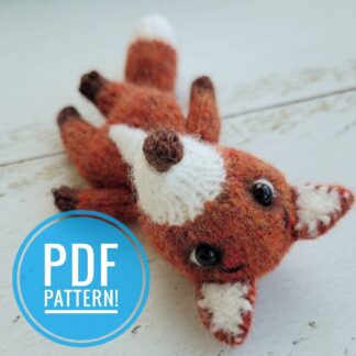 Fox Toy Knitting Pattern/ Amigurumi Animal Tutorial (PDF)