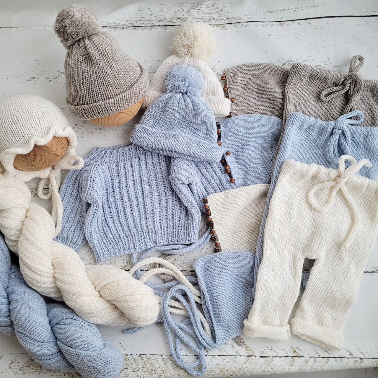 Soft bonnet, pants, wrap, Life style outfit/ Newborn photo props