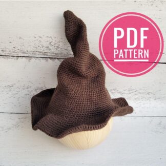Newborn Witch Hat Crochet Pattern, Photo Prop Tutorial (PDF Pattern)