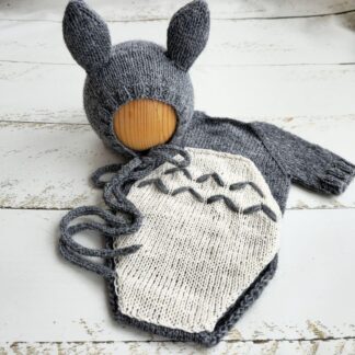 My Neighbor outfit / Newborn photo props / Forest Spirit set
