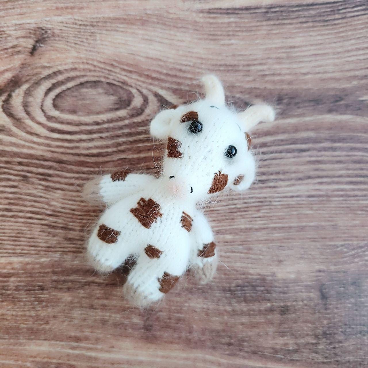 Newborn Goat and bonnet / Newborn photo props - Image 6