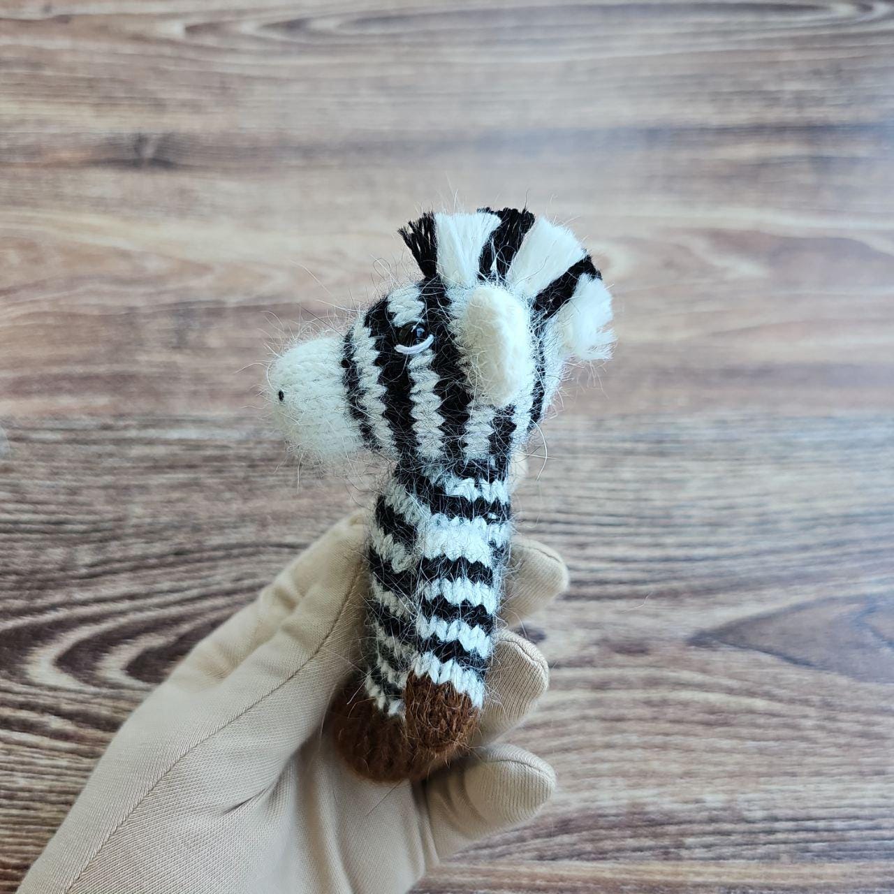 Zebra and newborn hat / Africa photo props - Image 3