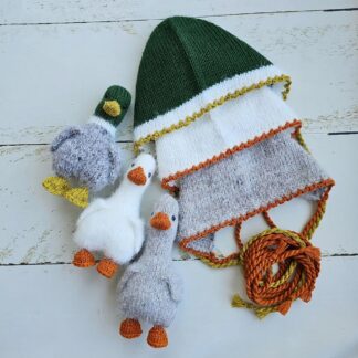 Newborn Duck / Goose and bonnet bonnet/ Newborn photo props